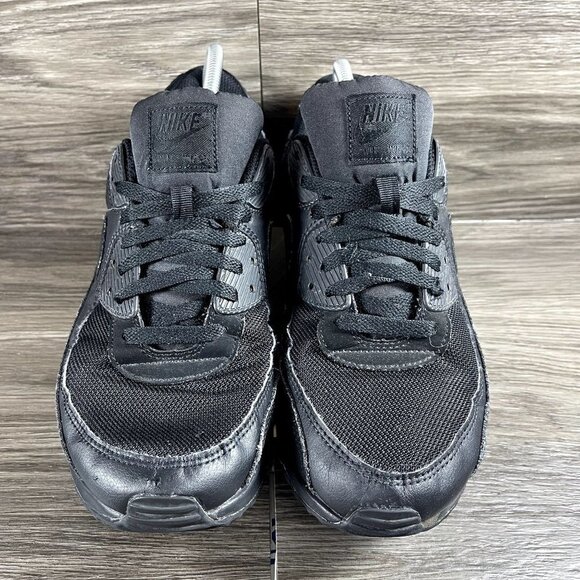 Nike Men's Black Air Max 90 Sneakers Shoe Size 12 - Picture 2 of 10